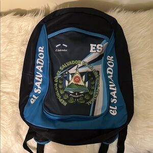 El Salvador Blue Backpack
